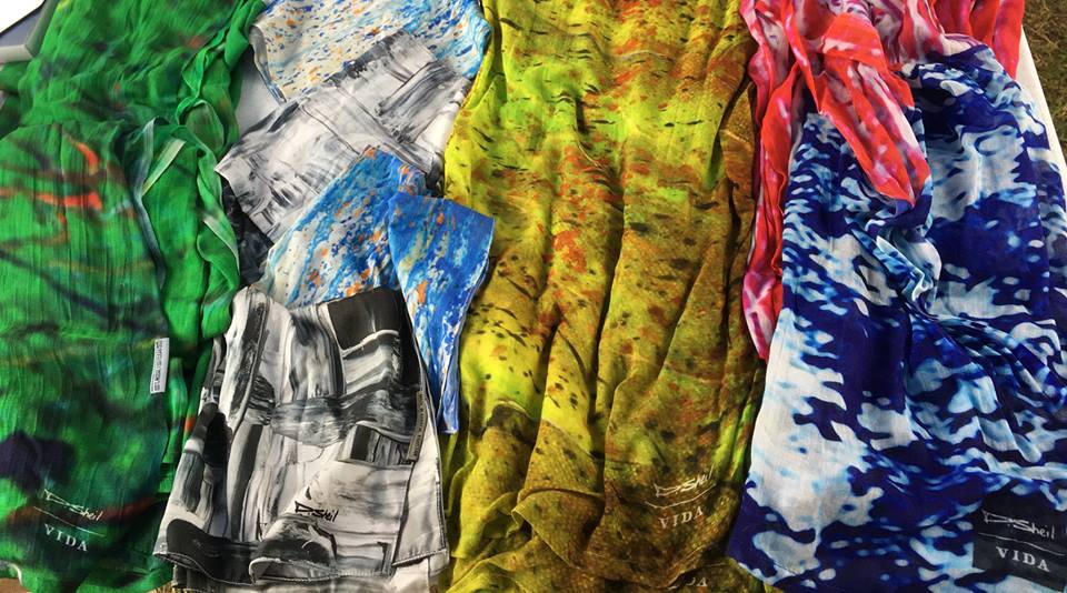 Scarves by Dennis Sheil