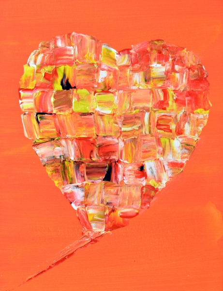 Tangerine Quilt by Dennis Sheil